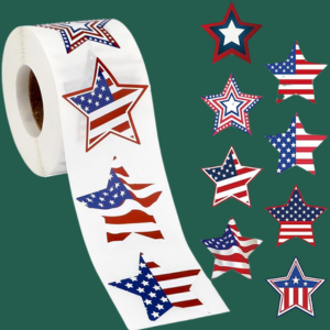 American Flag Stickers