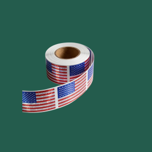Glitter Flag Stickers
