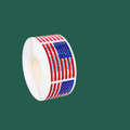 Glitter Flag Stickers