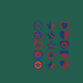 Patriotic Flag Stickers