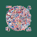 USA Vinyl Stickers